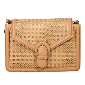 Madison West Clutch - Woven Pattern Rectangle Bag